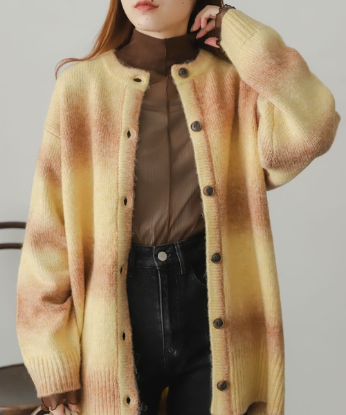 SENSE OF PLACE by URBAN RESEARCH（センスオブプレイスバイアーバンリサーチ）の「シアーハイネックトップ（Tシャツ/カットソー・レディース・アイボリー/ブラウン系その他/パープル系その他/ブラウン・ONE）」の9枚目の写真