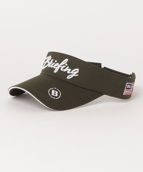 BRIEFING（ブリーフィング）の「WOMENS BASIC VISOR（サンバイザー・レディース・ホワイト/ブラック/ベージュ/ネイビー/オリーブ・FREE）」の5枚目の写真