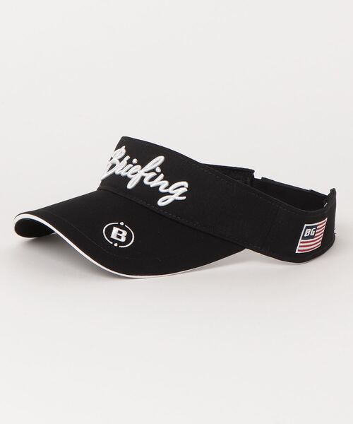 BRIEFING（ブリーフィング）の「WOMENS BASIC VISOR（サンバイザー・レディース・ホワイト/ブラック/ベージュ/ネイビー/オリーブ・FREE）」の3枚目の写真