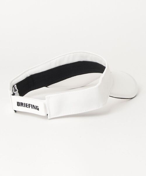 BRIEFING（ブリーフィング）の「WOMENS BASIC VISOR（サンバイザー・レディース・ホワイト/ブラック/ベージュ/ネイビー/オリーブ・FREE）」の6枚目の写真