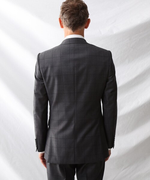 TAKEO KIKUCHI（タケオキクチ）の「◆【DORMEUIL】バーズアイ ウインドウペン スーツ（スーツセット・メンズ・グレー系その他2/ネイビー系1・02/03/04）」の6枚目の写真