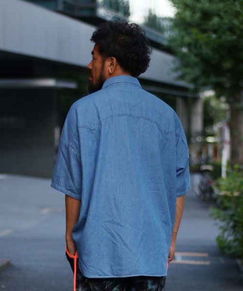 トップス NATAL DESIGN RANDY BIG SHIRTS DENIM NATAL DESIGN（ネイタルデザイン）の「RANDY BIG SHIRTS DENIM