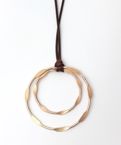 チチカカ（チチカカ）の「ダブルリングネックレス（ネックレス・レディース・シルバー/ゴールド・FREE）」の12枚目の写真