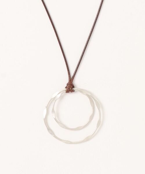 チチカカ（チチカカ）の「ダブルリングネックレス（ネックレス・レディース・シルバー/ゴールド・FREE）」の5枚目の写真