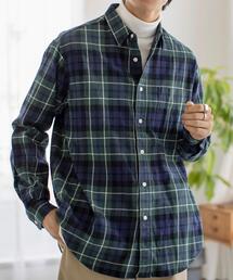 ビエラネルチェックレギュラーカラーシャツ