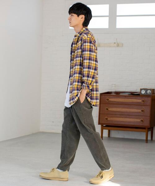 coen（コーエン）の「ビエラネルチェックレギュラーカラーシャツ（シャツ/ブラウス・メンズ・オフホワイト/コバルトブルー/レッド/イエロー/ネイビー/ブラウン・MEDIUM/SMALL/LARGE/X-LARGE）」の13枚目の写真