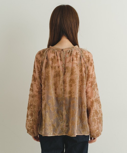 Kastane（カスタネ）の「【2022AWアイテム】ベロアオパールブラウス（シャツ/ブラウス・レディース・ブラック/ベージュ・FREE）」の13枚目の写真