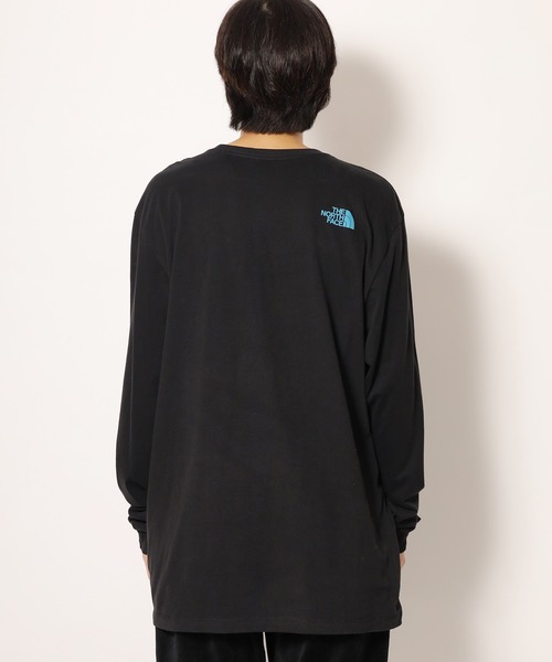 THE NORTH FACE(ザノースフェイス)の「THE NORTH FACE/ザノースフェイス Men’s Long-Sleeve Geo NSE Tee ロンT(Tシャツ/カットソー・メンズ・ブルー/ホワイト/ブラック・M/L/XL)」の10枚目の写真