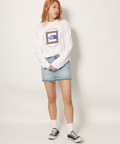 THE NORTH FACE(ザノースフェイス)の「THE NORTH FACE/ザノースフェイス Men’s Long-Sleeve Geo NSE Tee ロンT(Tシャツ/カットソー・メンズ・ブルー/ホワイト/ブラック・M/L/XL)」の6枚目の写真