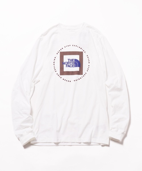 THE NORTH FACE(ザノースフェイス)の「THE NORTH FACE/ザノースフェイス Men’s Long-Sleeve Geo NSE Tee ロンT(Tシャツ/カットソー・メンズ・ブルー/ホワイト/ブラック・M/L/XL)」の11枚目の写真