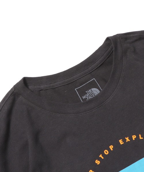 THE NORTH FACE(ザノースフェイス)の「THE NORTH FACE/ザノースフェイス Men’s Long-Sleeve Geo NSE Tee ロンT(Tシャツ/カットソー・メンズ・ブルー/ホワイト/ブラック・M/L/XL)」の4枚目の写真