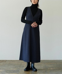 miette | ｶｯﾄｱｳﾄVﾈｯｸｼﾞｬﾝﾊﾟｰｽｶｰﾄ(ジャンパースカート)