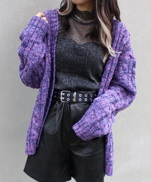 INGNI | メランジケーブルVネックカーディガン(カーディガン/ボレロ)