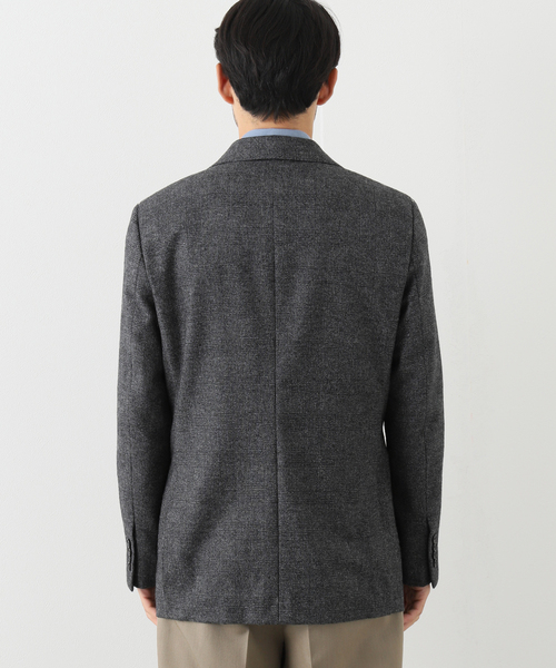 EDIFICE(エディフィス)の「D.グレンチェック ジャケット(テーラードジャケット・メンズ・グレー/チャコールグレー・48/46/44)」の8枚目の写真