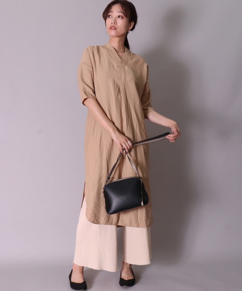 Legato Largo（レガートラルゴ）の「(LF)【Legato Largo】【かるいかばん】フェイクレザー ショルダーバッグ（ショルダーバッグ・レディース・ブルーグレー/ブラック/グレイッシュベージュ/アイボリー・ONE SIZE）」の16枚目の写真