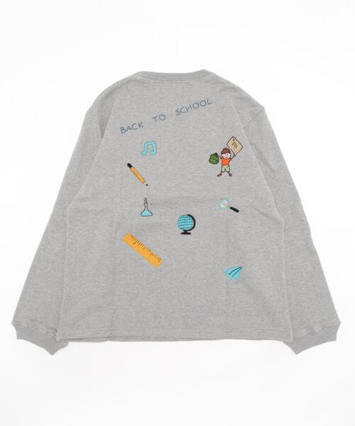 Bshop（ビショップ）の「Tribu-To | スウェットシャツ SCHOOL WOMEN（スウェット・レディース・ライトグレー・X-SMALL）」の2枚目の写真