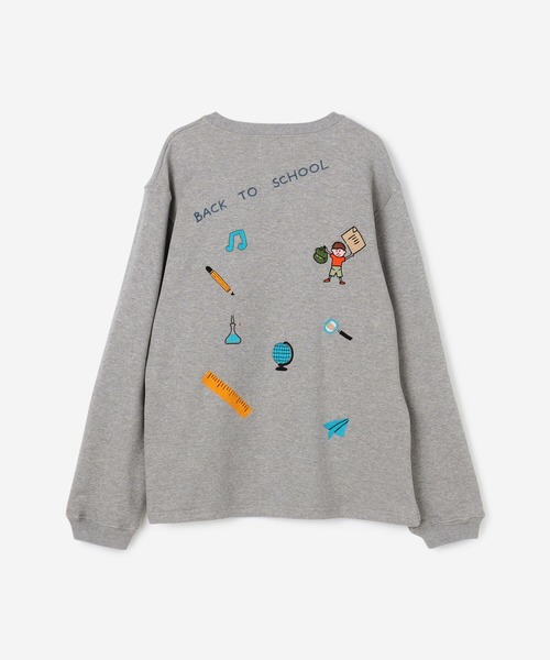 Bshop（ビショップ）の「Tribu-To | スウェットシャツ SCHOOL WOMEN（スウェット・レディース・ライトグレー・X-SMALL）」の8枚目の写真