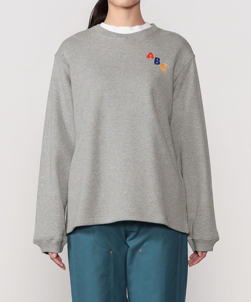 Bshop（ビショップ）の「Tribu-To | スウェットシャツ SCHOOL WOMEN（スウェット・レディース・ライトグレー・X-SMALL）」の4枚目の写真