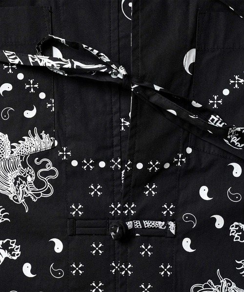 CLOT（クロット）の「CLOT PAJAMA SHIRT（シャツ/ブラウス・メンズ・ブラック・M/L/XL）」の4枚目の写真
