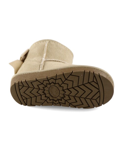 BRANSHES（ブランシェス）の「バックリボンブーツ（ブーツ・キッズ・ブラック/キャメル/ベージュ/ピンク・18.0cm/17.0cm/19.0cm/16.0cm/15.0cm）」の9枚目の写真