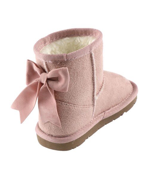 BRANSHES（ブランシェス）の「バックリボンブーツ（ブーツ・キッズ・ブラック/キャメル/ベージュ/ピンク・18.0cm/17.0cm/19.0cm/16.0cm/15.0cm）」の16枚目の写真