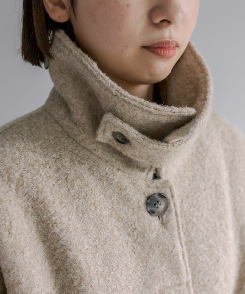 mystic(ミスティック)の「【サイズ展開あり】ステンカラーロングコート(ステンカラーコート・レディース・ブラック/ベージュ/ブラウン・1/2)」の17枚目の写真