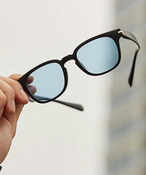 UNITED ARROWS（ユナイテッドアローズ）の「ウエリントン型 サングラス｜ユナイテッドアローズ｜Zoff｜UNITED ARROWS See Blue #14（サングラス・メンズ・ブラック/ブラック系その他・FREE）」の10枚目の写真