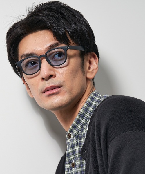 UNITED ARROWS（ユナイテッドアローズ）の「ウエリントン型 サングラス｜ユナイテッドアローズ｜Zoff｜UNITED ARROWS See Blue #14（サングラス・メンズ・ブラック/ブラック系その他・FREE）」の15枚目の写真