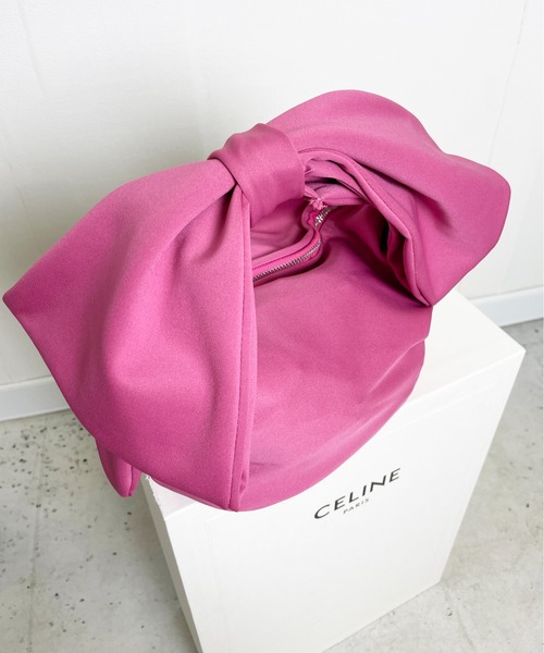 StyleSea（スタイルシー）の「リボンハンドルバッグ（ハンドバッグ・レディース・ピンク・FREE）」の3枚目の写真