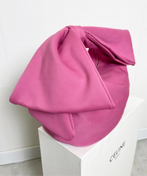 StyleSea（スタイルシー）の「リボンハンドルバッグ（ハンドバッグ・レディース・ピンク・FREE）」の2枚目の写真