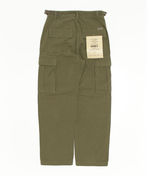 AVIREX（アヴィレックス）の「【Women's】 COTTON TWILL CARGO PANTS / コットン ツイル カーゴパンツ / AVIREX / アヴィレックス（カーゴパンツ・レディース・オリーブ系/レンガ/ブラック・L/M/S）」の4枚目の写真
