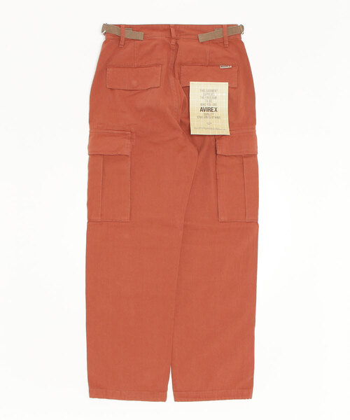 AVIREX（アヴィレックス）の「【Women's】 COTTON TWILL CARGO PANTS / コットン ツイル カーゴパンツ / AVIREX / アヴィレックス（カーゴパンツ・レディース・オリーブ系/レンガ/ブラック・L/M/S）」の6枚目の写真