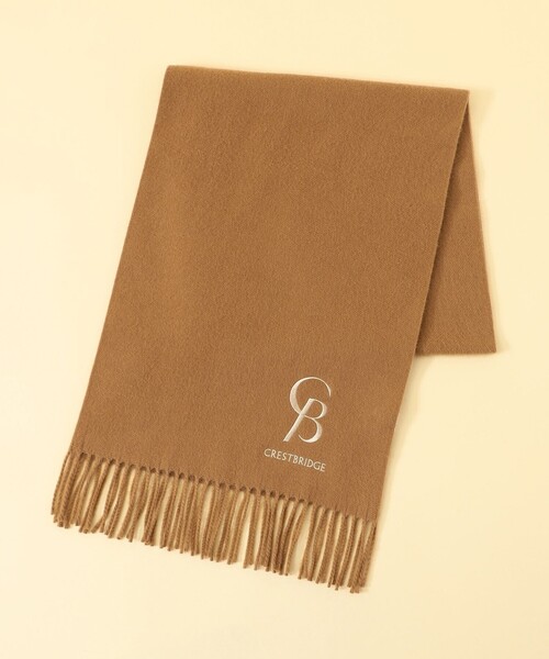 CB CRESTBRIDGE（シービークレストブリッジ）の「カラーマフラー（マフラー・レディース・ベージュ/イエロー系その他3/ワイン・FREE）」の2枚目の写真