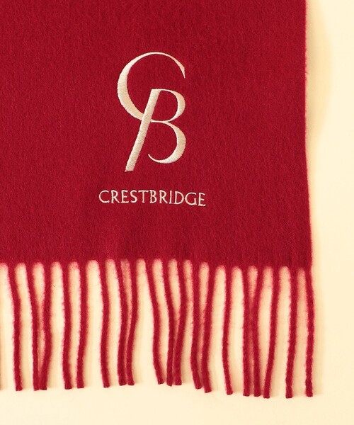CB CRESTBRIDGE（シービークレストブリッジ）の「カラーマフラー（マフラー・レディース・ベージュ/イエロー系その他3/ワイン・FREE）」の4枚目の写真