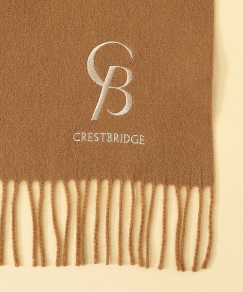 CB CRESTBRIDGE（シービークレストブリッジ）の「カラーマフラー（マフラー・レディース・ベージュ/イエロー系その他3/ワイン・FREE）」の5枚目の写真