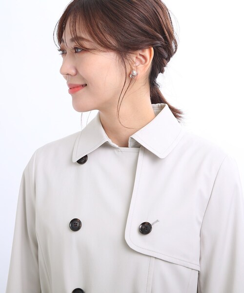 Reflect（リフレクト）の「◆【フォーマル/入卒/撥水】ライナー付トレンチコート（トレンチコート・レディース・ネイビー/グレー系/ベージュ・05/13/09/17/11/07/15 ）」の8枚目の写真