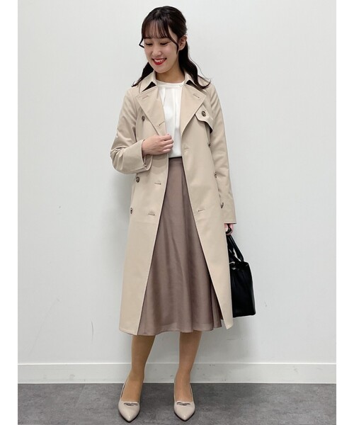 Reflect（リフレクト）の「◆【フォーマル/入卒/撥水】ライナー付トレンチコート（トレンチコート・レディース・ネイビー/グレー系/ベージュ・05/13/09/17/11/07/15 ）」の21枚目の写真