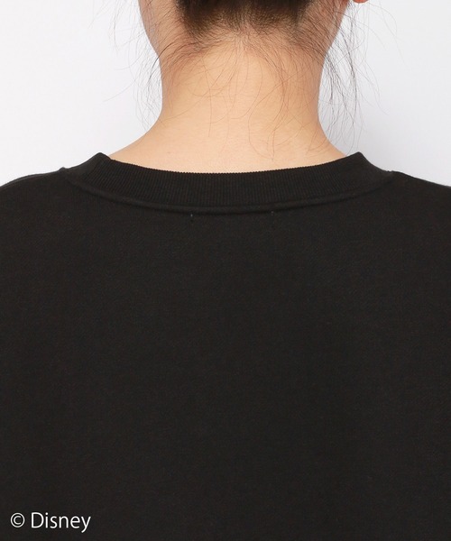 PAGEBOY（ページボーイ）の「WEB限定アイテム / Mickey / 裏毛プルオーバー（スウェット・レディース・ブラック/オフホワイト/ブルー・FREE）」の10枚目の写真