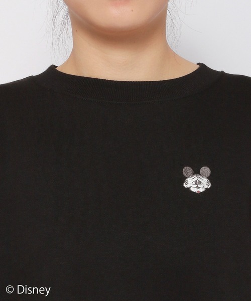 PAGEBOY（ページボーイ）の「WEB限定アイテム / Mickey / 裏毛プルオーバー（スウェット・レディース・ブラック/オフホワイト/ブルー・FREE）」の17枚目の写真