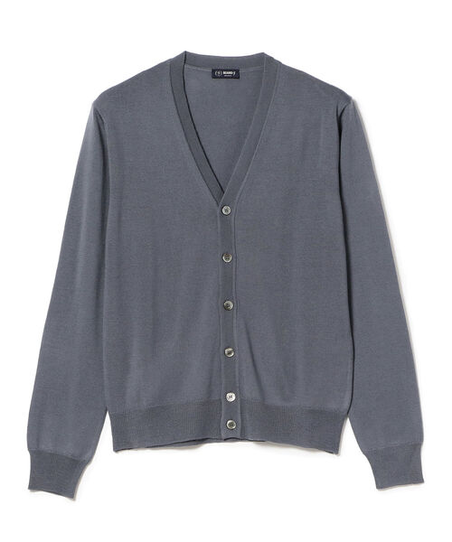 BEAMS F(ビームスエフ)の「BEAMS F / 21ゲージ カーディガン(カーディガン/ボレロ・メンズ・グレー/ブラック/ブラウン/ブラック系その他4/ネイビー・50/52/48/44/46)」の6枚目の写真