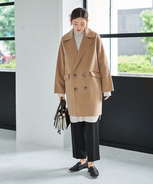 STYLE DELI（スタイルデリ）の「【LUXE】ミドル丈リバーPコート