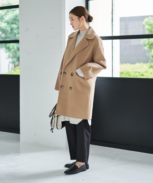 STYLE DELI（スタイルデリ）の「【LUXE】ミドル丈リバーPコート