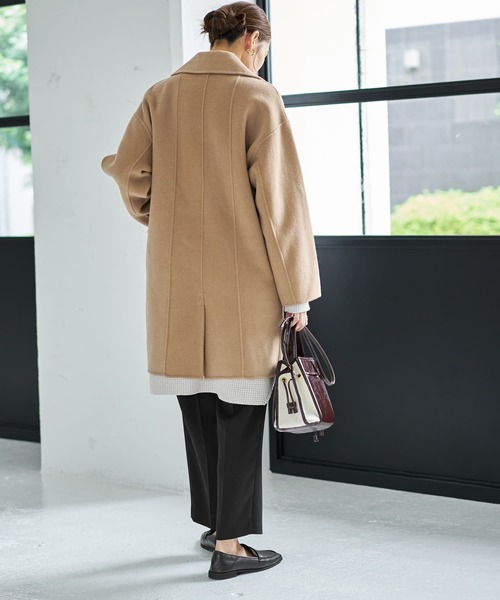 STYLE DELI（スタイルデリ）の「【LUXE】ミドル丈リバーPコート