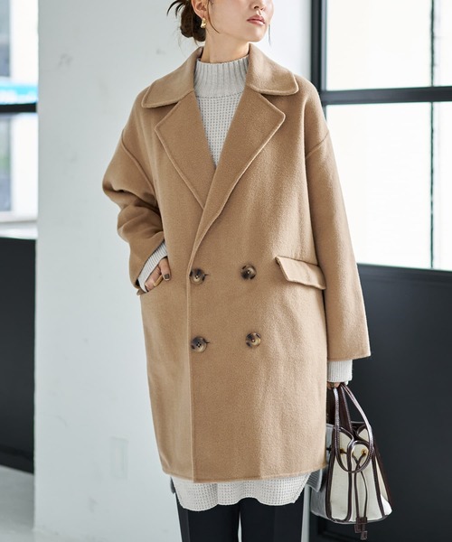 クリーニング済　STYLE DELI 【LUXE】ミドル丈リバーPコート STYLE DELI（スタイルデリ）の「【LUXE】ミドル丈リバーPコート