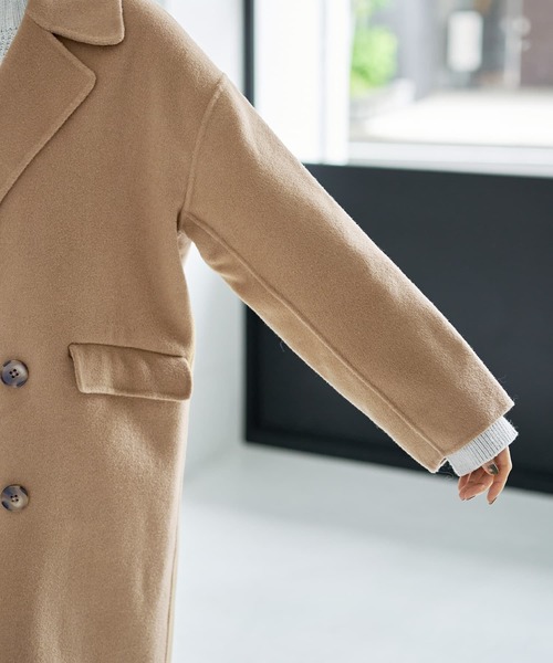 クリーニング済　STYLE DELI 【LUXE】ミドル丈リバーPコート STYLE DELI（スタイルデリ）の「【LUXE】ミドル丈リバーPコート