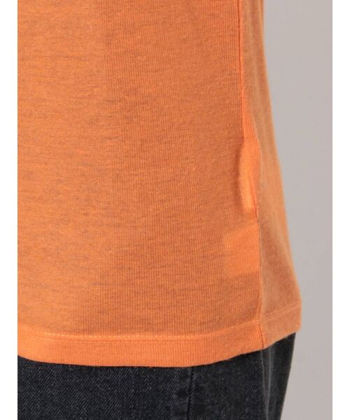Ungrid（アングリッド）の「ハイネックシアーロングスリーブTee（Tシャツ/カットソー・レディース・ブラック/オフホワイト/オレンジ・FREE）」の14枚目の写真