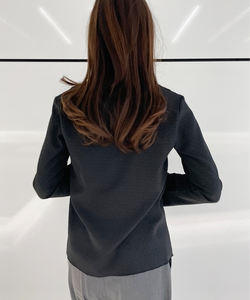 Meli rich（メリーリッチ）の「フラワージャガードプルオーバー（Tシャツ/カットソー・レディース・ライトブルー/ブラック/アイボリー・MEDIUM）」の15枚目の写真