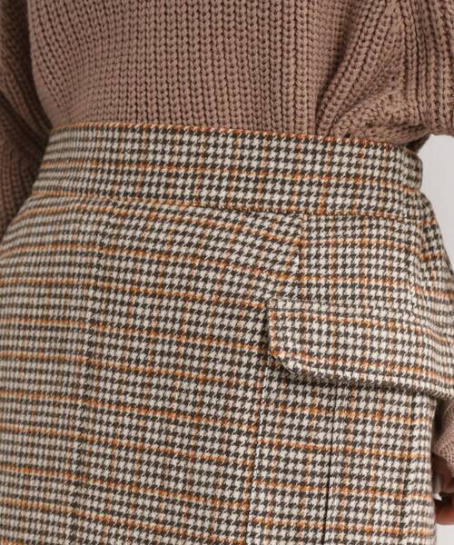 DRESKIP（ドレスキップ）の「◆【レトロな雰囲気が決め手】千鳥柄ナロースカート（スカート・レディース・ベージュ系その他2/ブラック系1/ネイビー系1・02/03）」の7枚目の写真