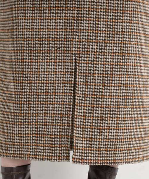 DRESKIP（ドレスキップ）の「◆【レトロな雰囲気が決め手】千鳥柄ナロースカート（スカート・レディース・ベージュ系その他2/ブラック系1/ネイビー系1・02/03）」の9枚目の写真