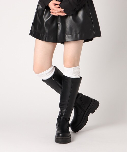 cs T&P(シーエスティーアンドピー)の「シンプルロングブーツ(ブーツ・レディース・ブラック・LL/M/S/L)」の14枚目の写真